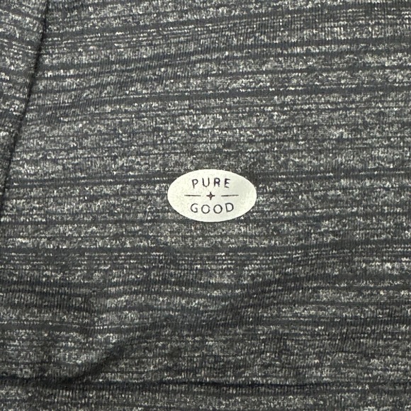 Anthropologie Pure & Good Jacket Womens XS Heather Gray Ruffle‎ Neutral Minimal - Picture 7 of 9